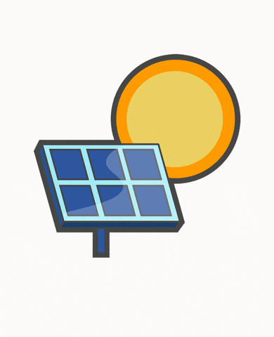 hệ thống điện năng lượng mặt trời nối lưới gif