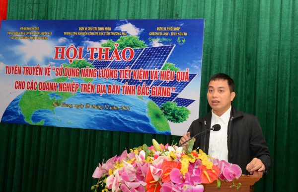 Tech South tham dự hội thảo: Sử dụng tiết kiệm và hiệu quả cho các doanh nghiệp tại tỉnh Bắc Giang