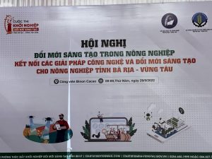Tech South tham gia hội nghị “Đổi mới sáng tạo trong nông nghiệp” tỉnh BR-VT năm 2022