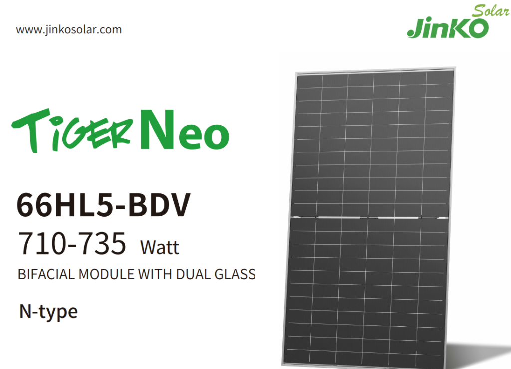 Jinko 720w 725w 730w 735w