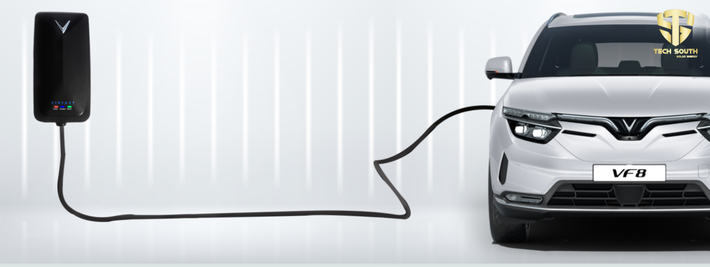 Sạc ô tô điện dễ dàng với bộ sạc tại nhà.