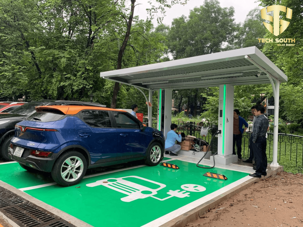 Thiết bị trụ sạc chiếm tỷ trọng lớn nhất trong chi phí đầu tư trạm sạc xe điện