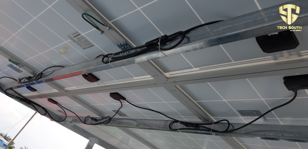 Hệ thống điện mặt trời Tech South thi công tại tỉnh Bến Tre
