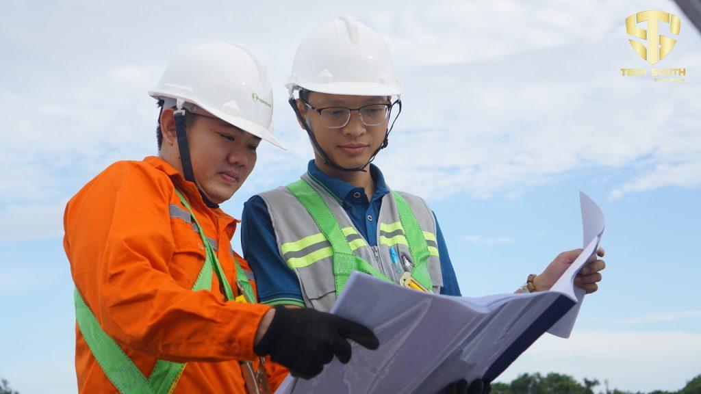 Kiểm tra vận hành sau khi hoàn tất điện năng lượng mặt trời mái nhà