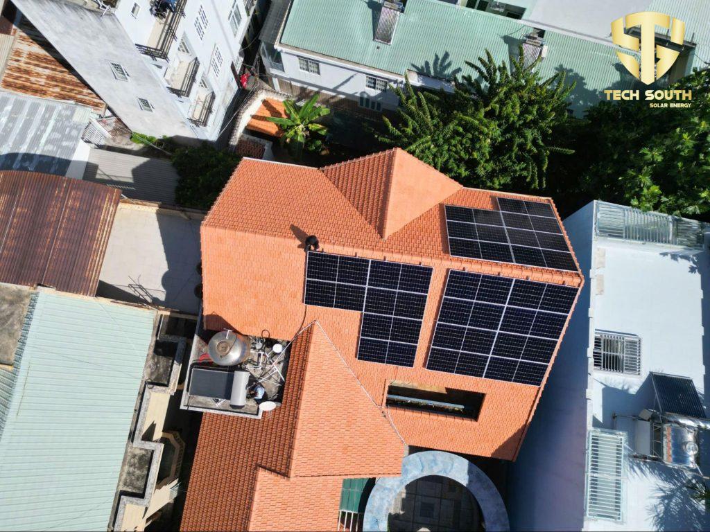 Mô hình điện mặt trời áp mái cho hộ gia đình