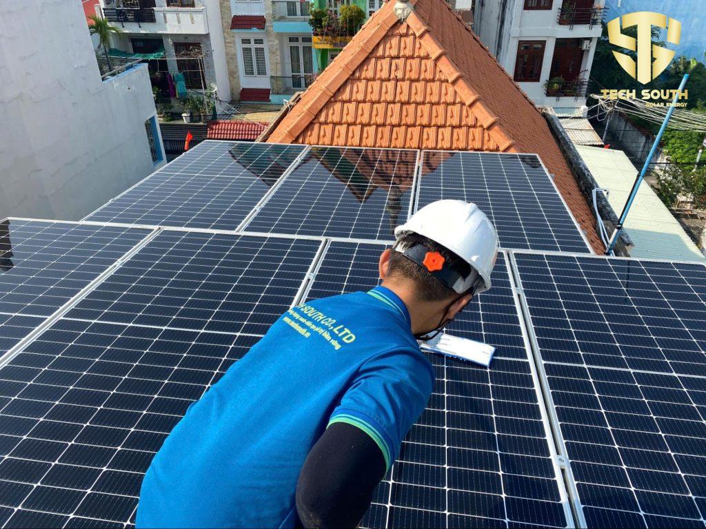 Một dự án năng lượng mặt trời áp mái đã hoàn thiện